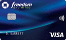 Credit and Cents site with Chase Freedom Unlimited card