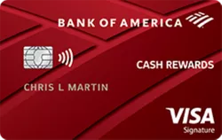 Credit and Cents site with Bank of America Cash Rewards card